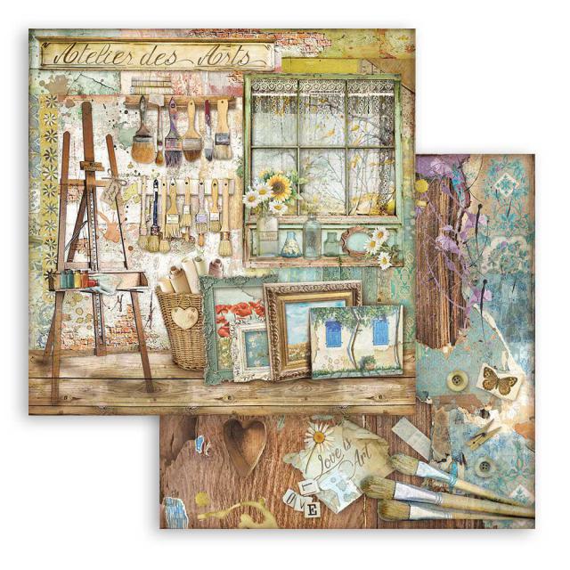 Colorful Atelier Scrapbooking Double Face 30X30CM Stamperia